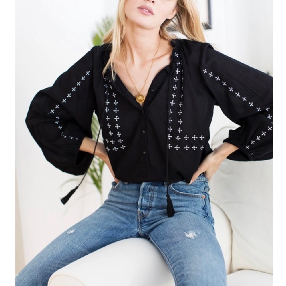 Emerson Fry Curation black tassel top size M